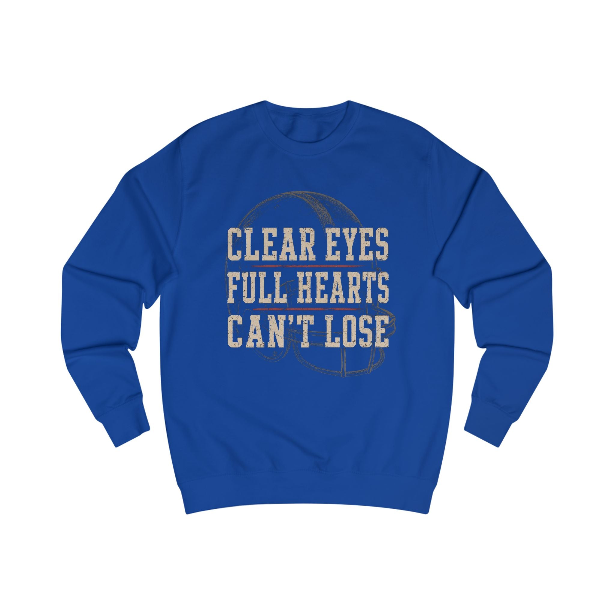 Football Family Sweatshirt, Clear Eyes Full Hearts Can't Lose Crewneck, Friday Night Football Shirt, Football Mom Dad Grandparents Gift