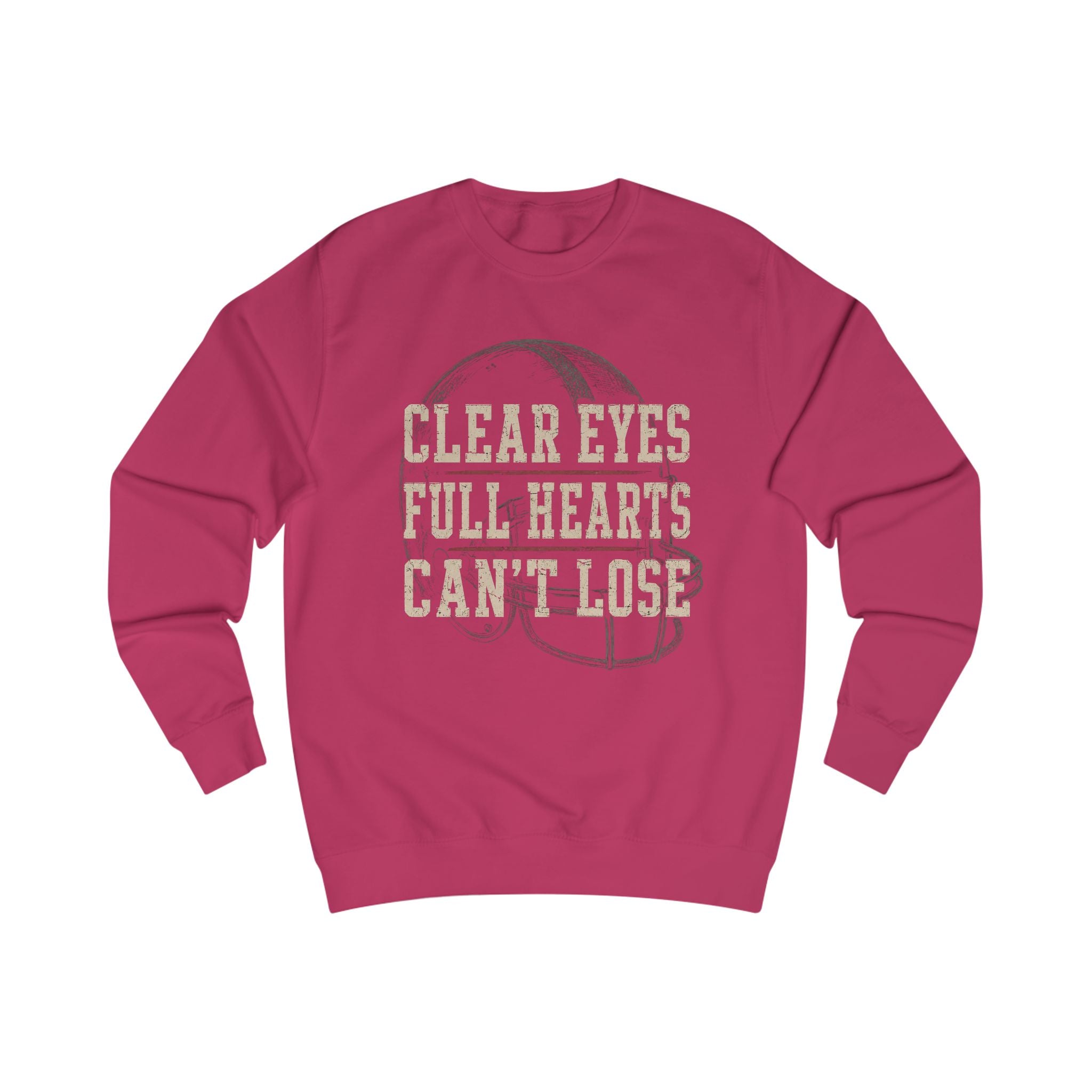 Football Family Sweatshirt, Clear Eyes Full Hearts Can't Lose Crewneck, Friday Night Football Shirt, Football Mom Dad Grandparents Gift