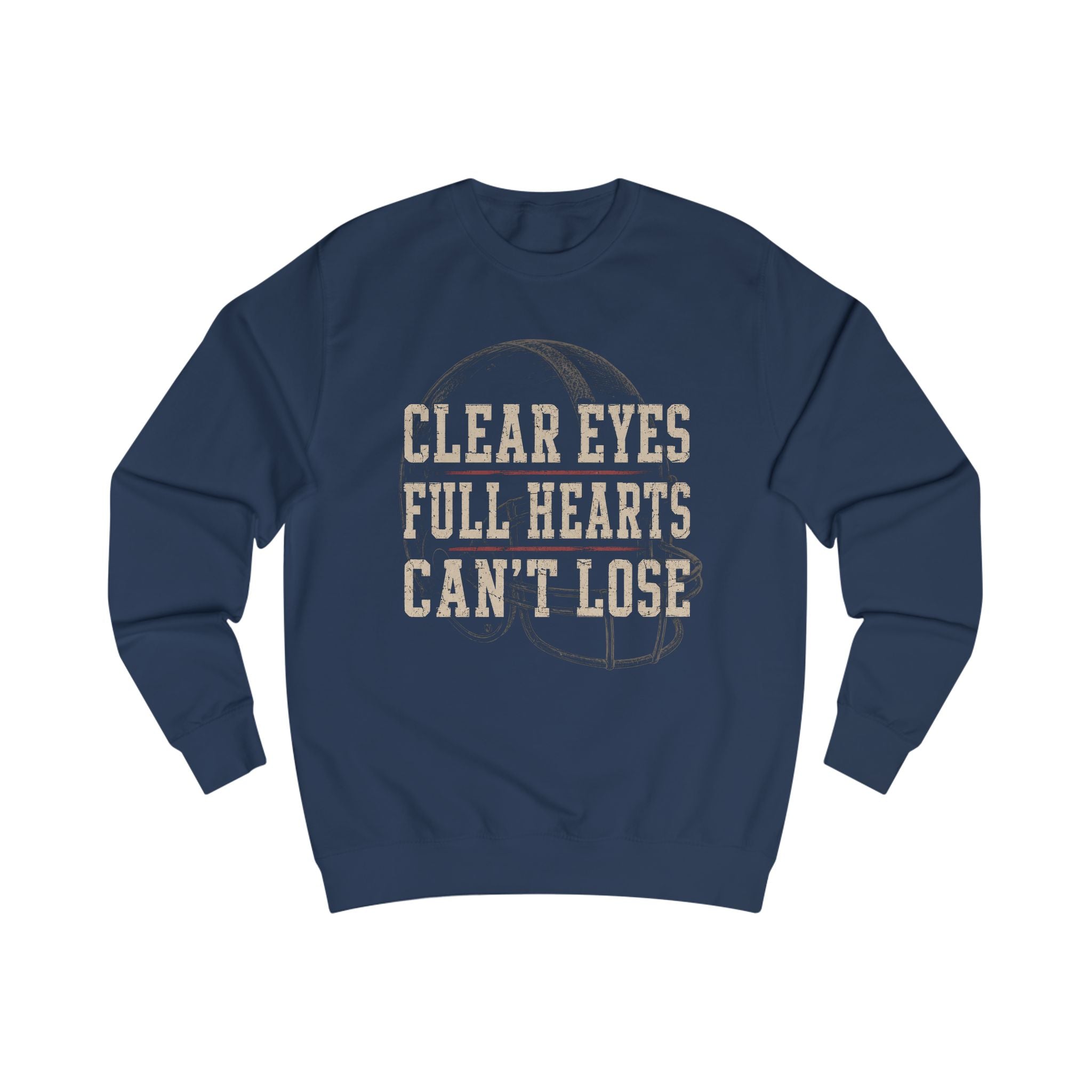 Football Family Sweatshirt, Clear Eyes Full Hearts Can't Lose Crewneck, Friday Night Football Shirt, Football Mom Dad Grandparents Gift