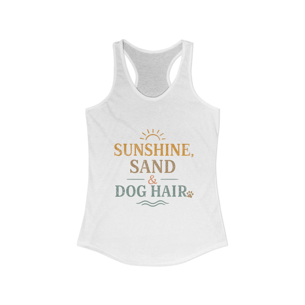 Women's Ideal Racerback Tank | Dog and beach themed tanks