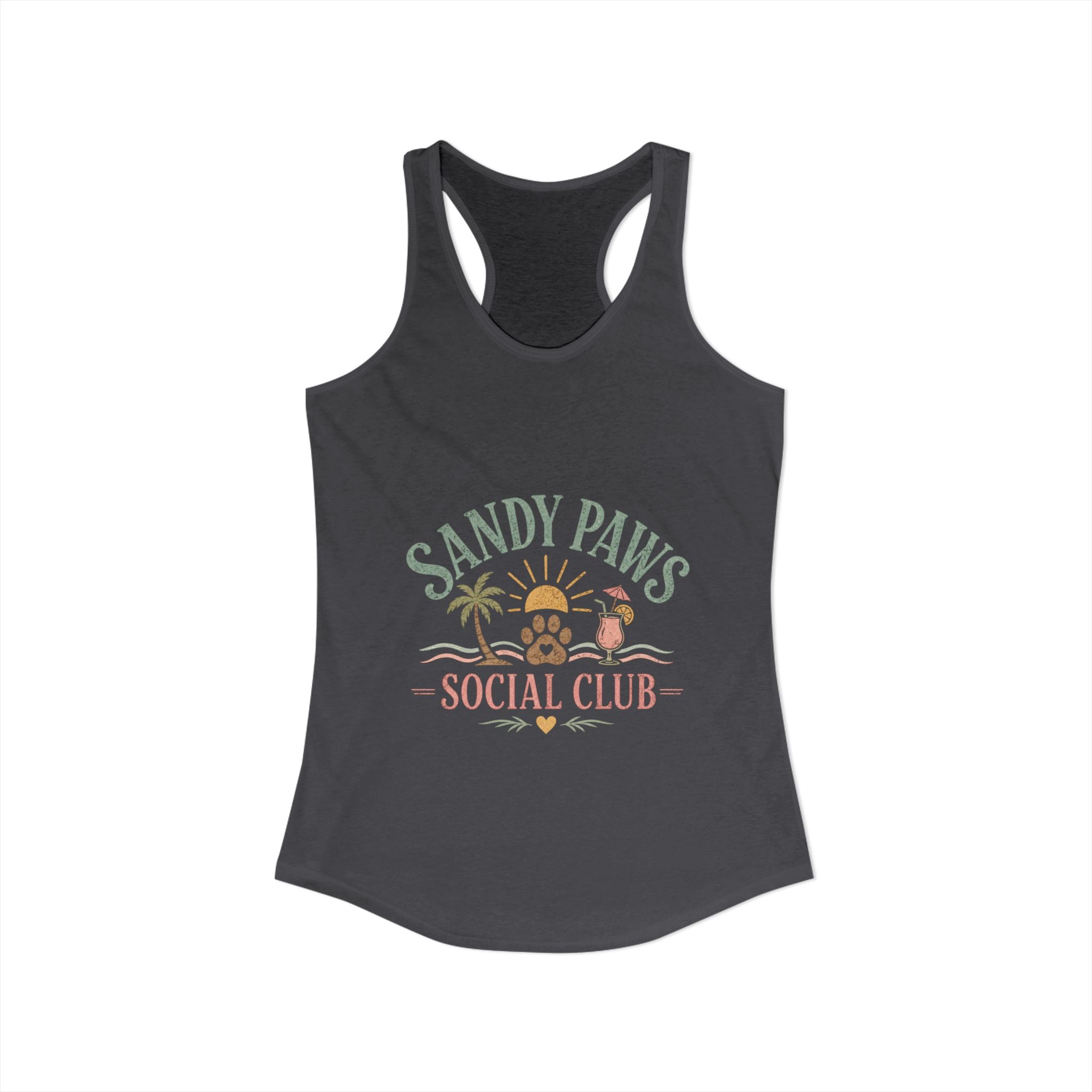Dog Mom Social Club Racerback Tank | Summer Dog Lover Tank