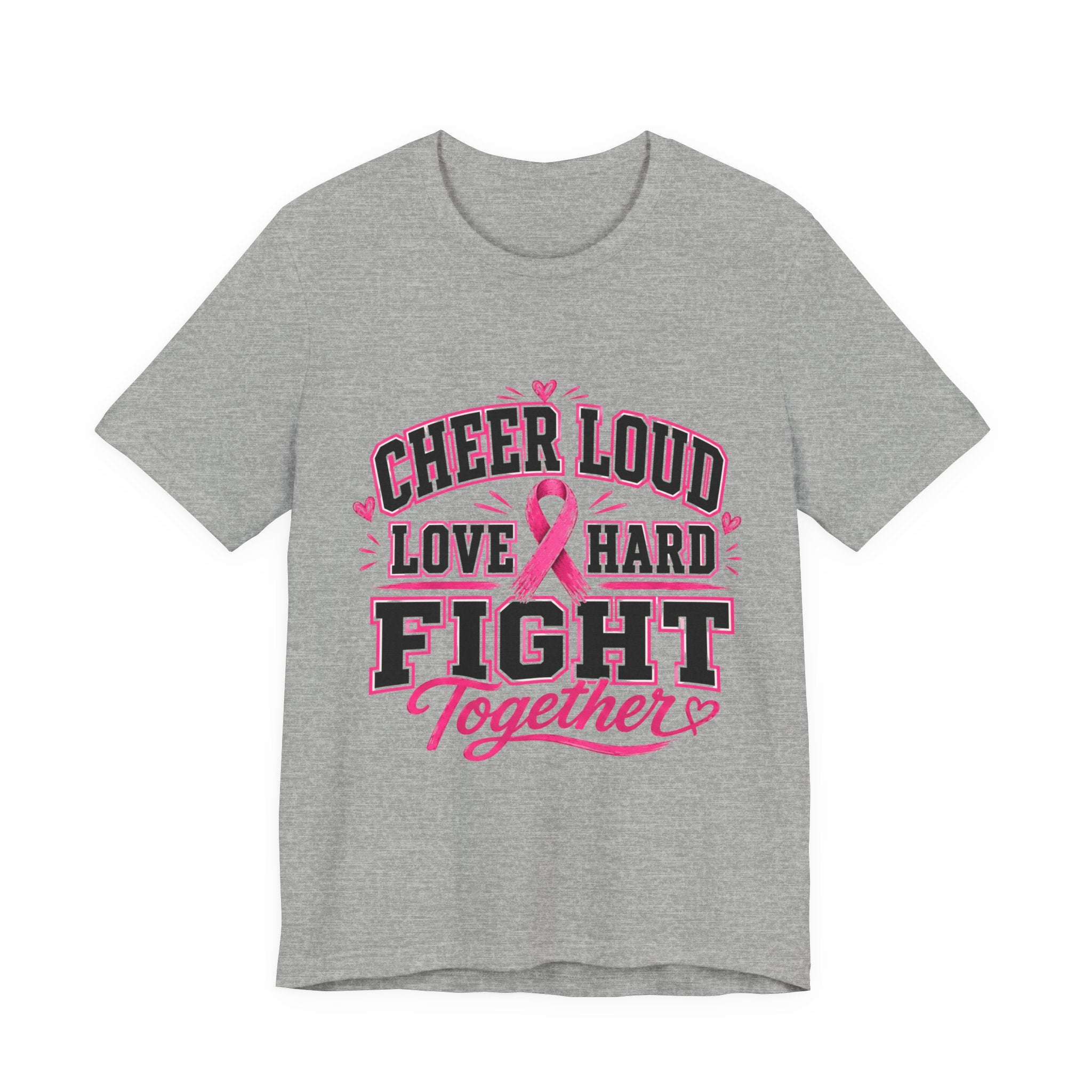 Breast Cancer Awareness Sports Mom Tee, Pink Ribbon Football Game Shirt, Team Spirit Cancer Support Shirt, October Pink Out Tee