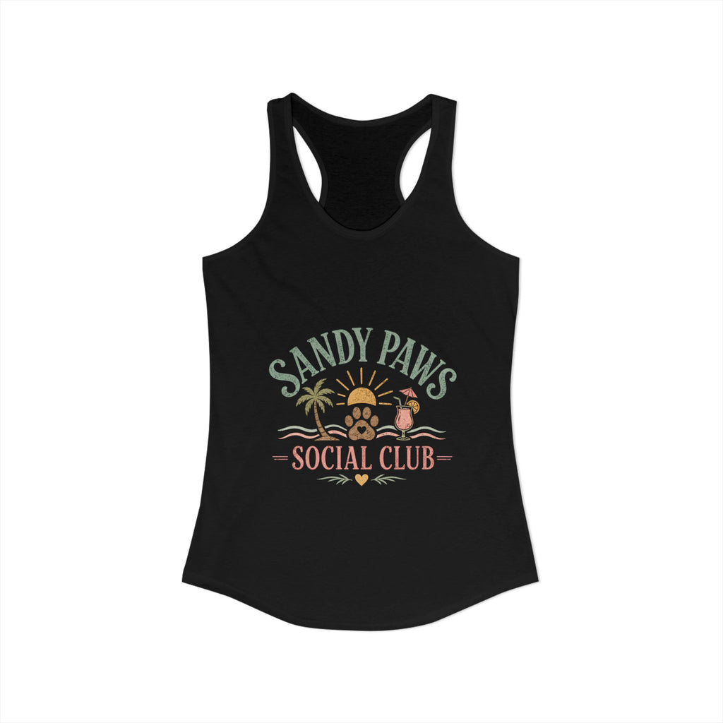Dog Mom Social Club Racerback Tank | Summer Dog Lover Tank