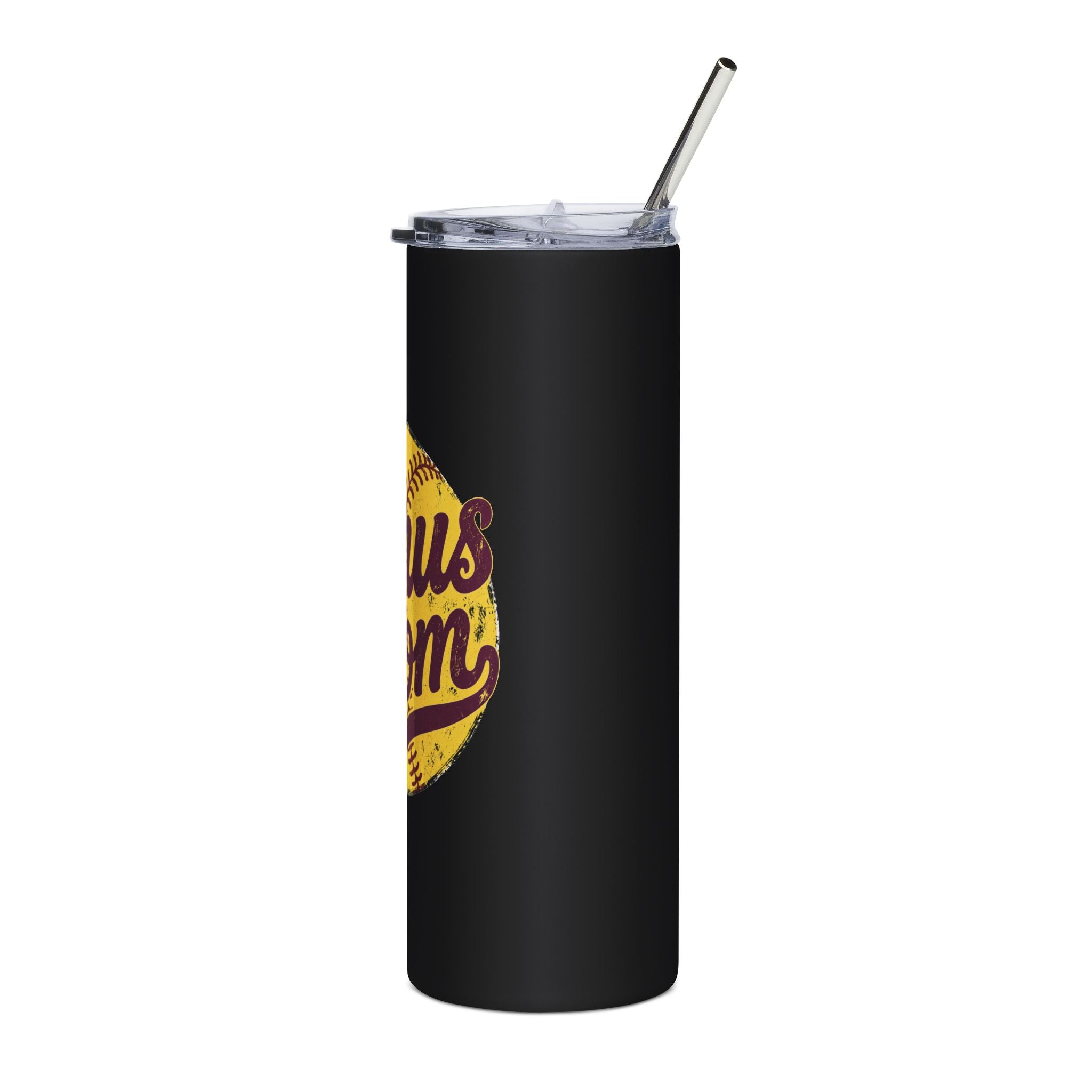 Bonus Mom Softball Logo Tumbler | 20oz Stainless Steel