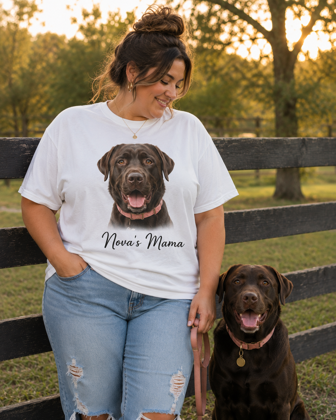 Dog Mom Customizable Shirt | Personalized Dog Mom Tee