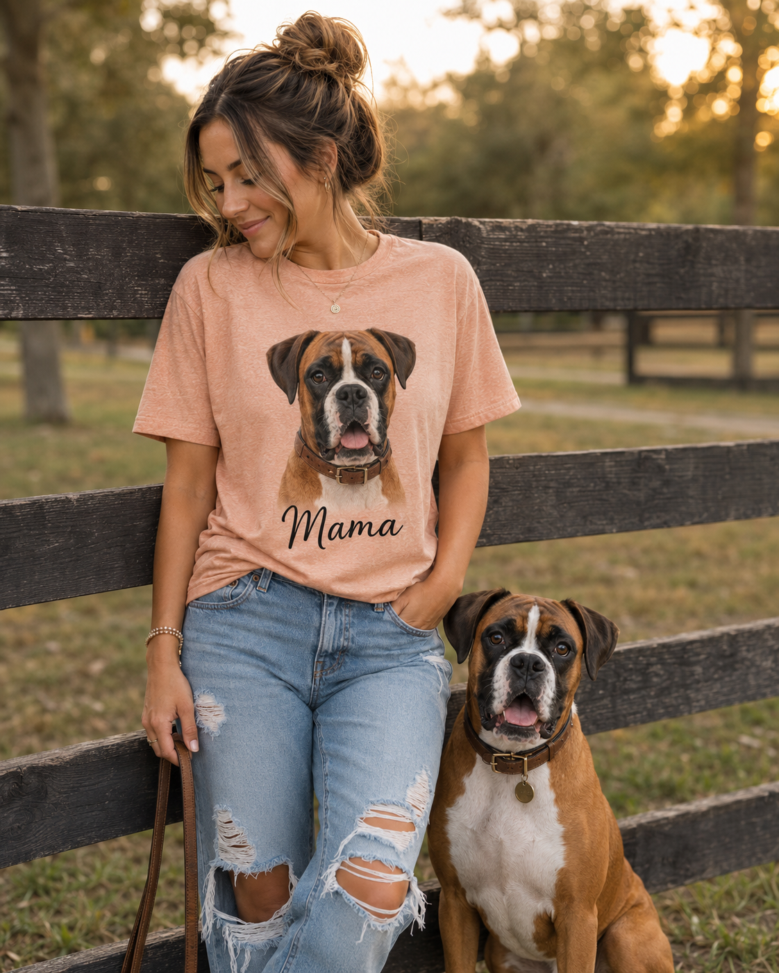 Dog Mom Customizable Shirt | Personalized Dog Mom Tee