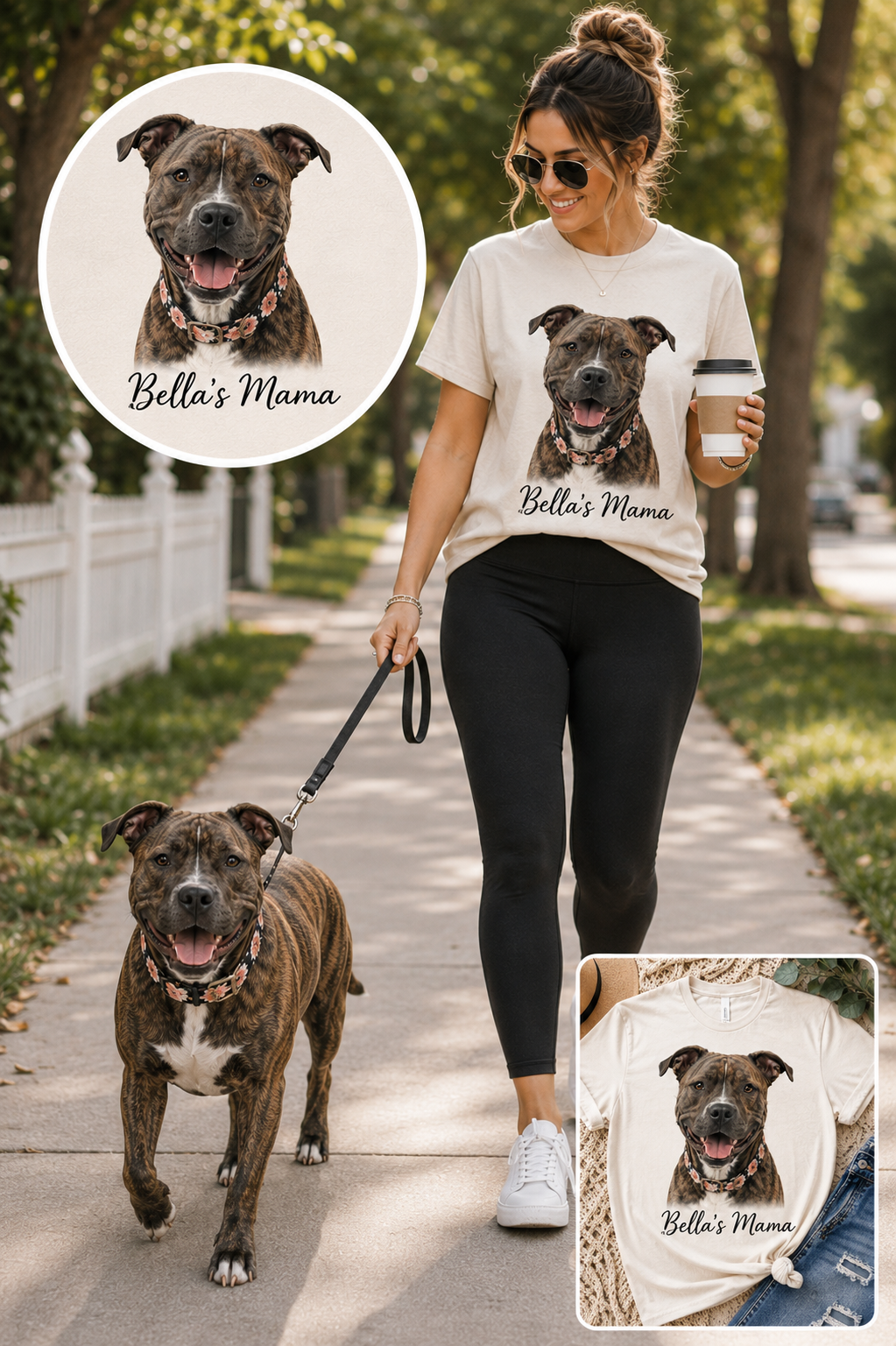 Dog Mom Customizable Shirt | Personalized Dog Mom Tee