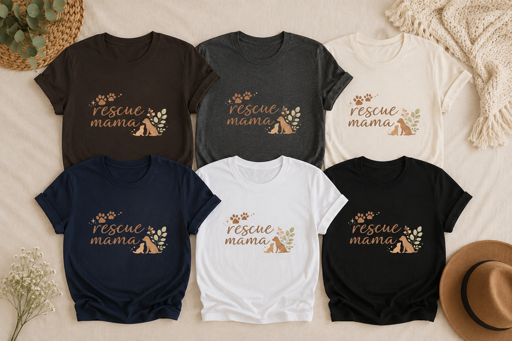Rescue Mama Shirt | Dog Mom Shirt