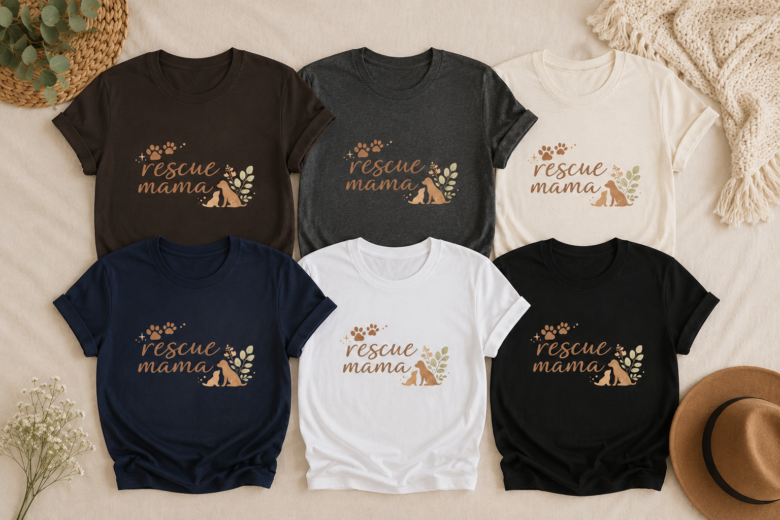 Rescue Mama Shirt | Dog Mom Shirt
