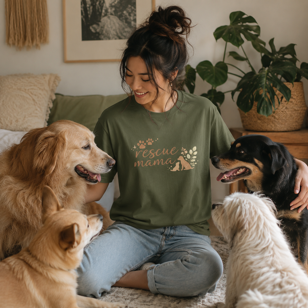 Rescue Mama Shirt | Dog Mom Shirt