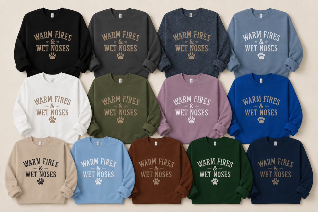 Dog Mom Sweatshirt, Cozy Fall Dog Lover Crewneck, Campfire Dog Sweatshirt, Dog Lover Gift, Autumn Puppy Sweatshirt