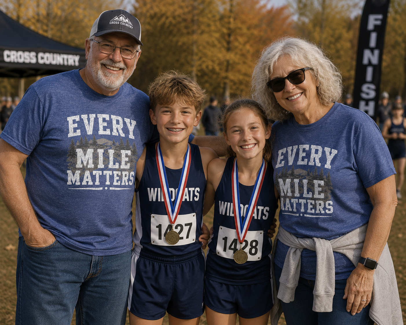 Every Mile Matters Shirt, Cross Country Shirt, XC Mom Shirt, Cross Country Parent Shirt, Runner Support Shirt, Grandparent Cross Country Tee