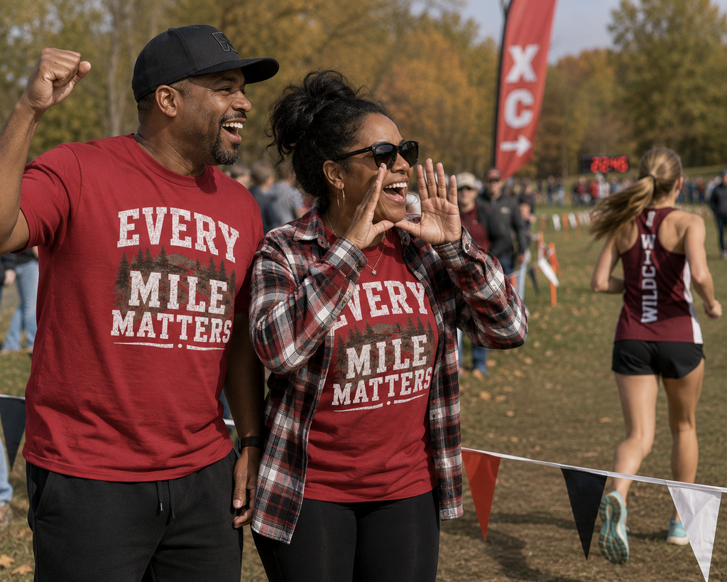 Every Mile Matters Shirt, Cross Country Shirt, XC Mom Shirt, Cross Country Parent Shirt, Runner Support Shirt, Grandparent Cross Country Tee