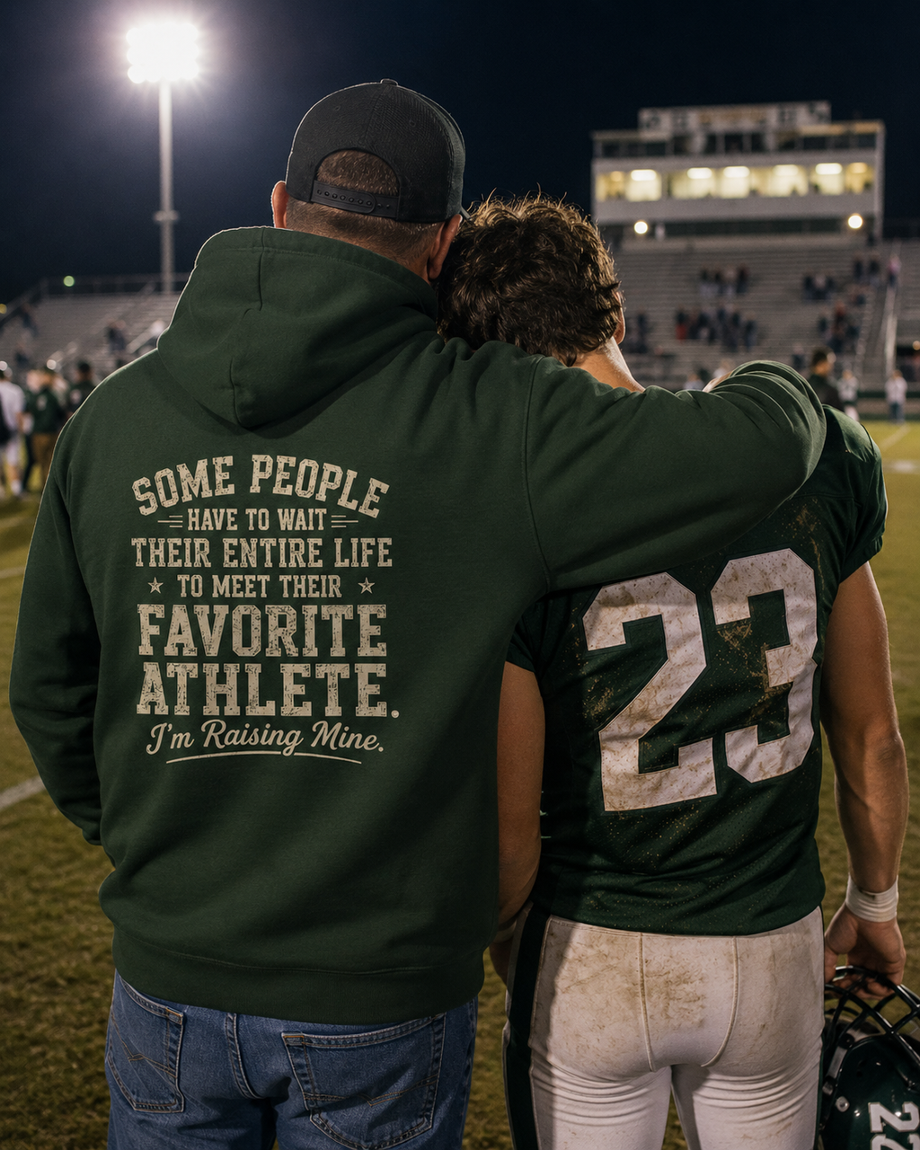 Personalized Sports Mom Hoodie, Sports Dad Sweatshirt, Custom Team Mascot Hoodie, Favorite Athlete Hoodie, Game Day Gift