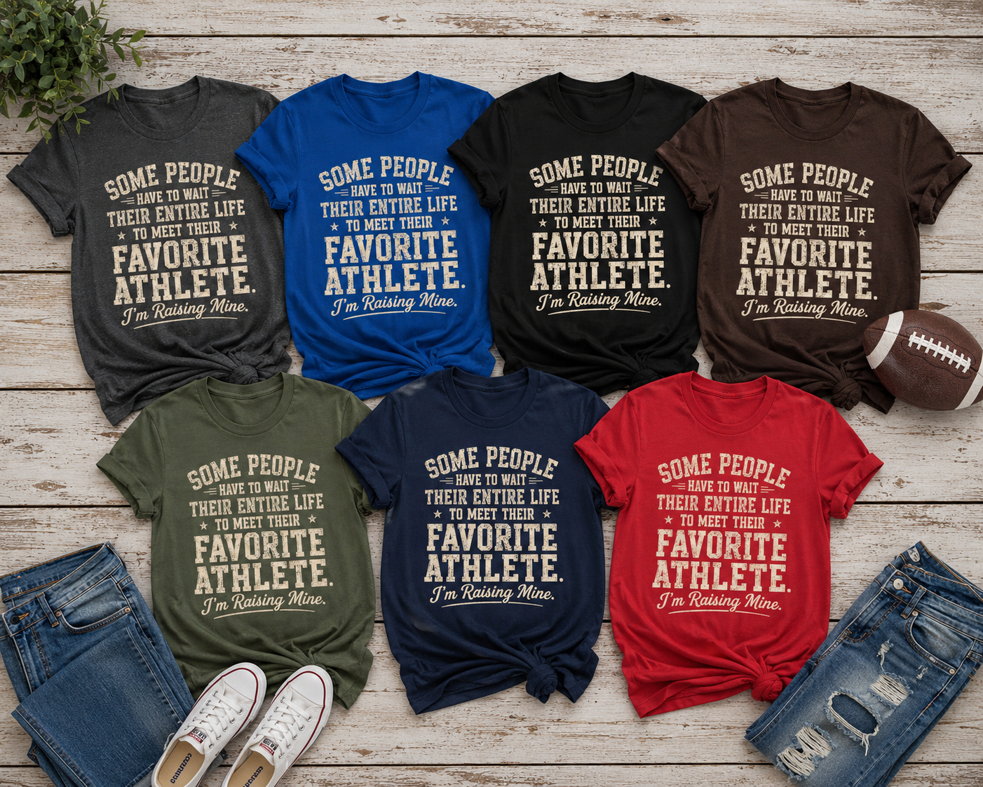 Sports Parent Shirt, I'm Raising My Favorite Athlete Tee, Football Mom Shirt, Baseball Dad Gift, Soccer Parent, Volleyball Mom