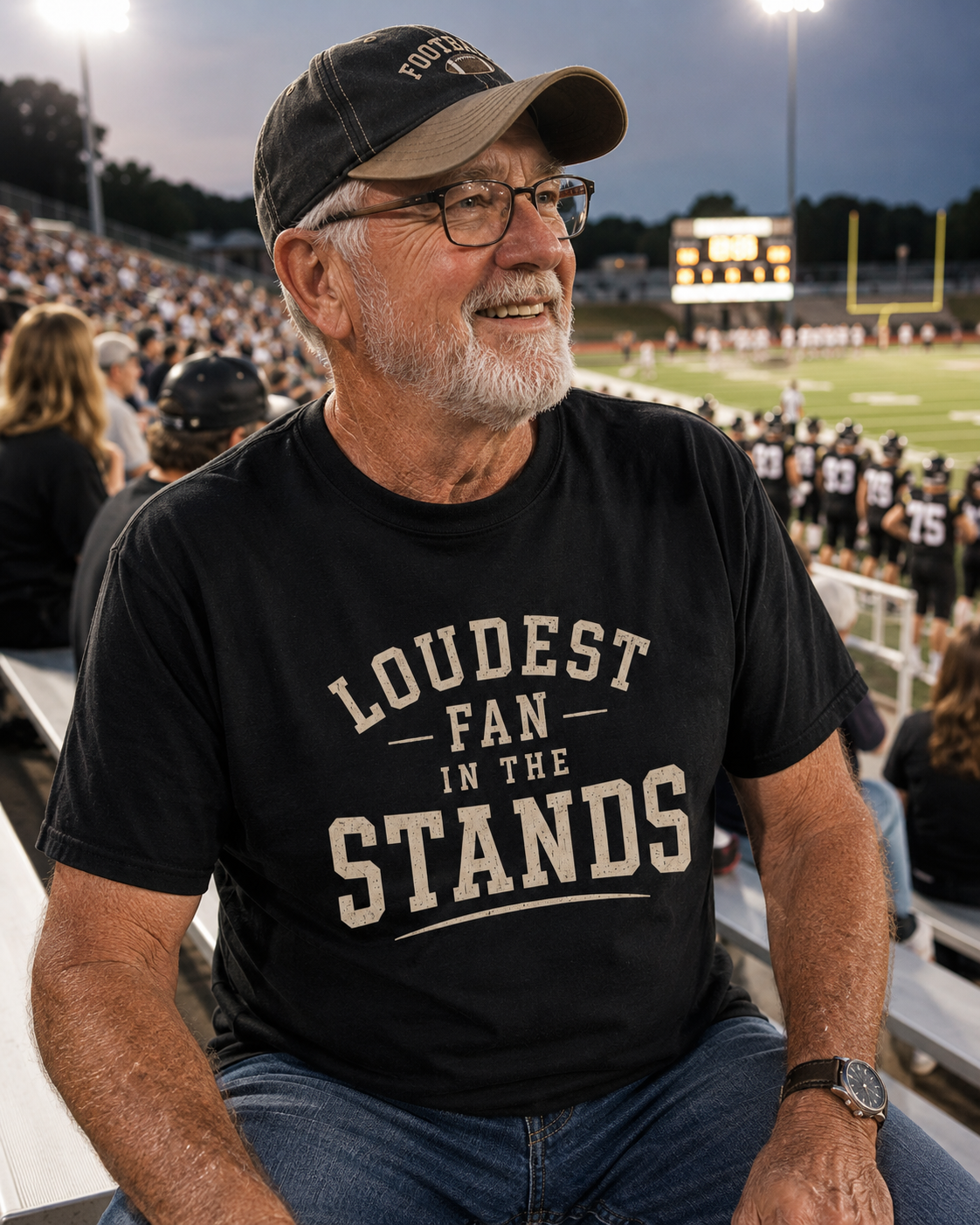 Loudest Fan In The Stands Shirt, Sports Parent Shirt, Football Mom Shirt, Soccer Dad Tee, Volleyball Grandma Gift, Baseball Fan Shirt