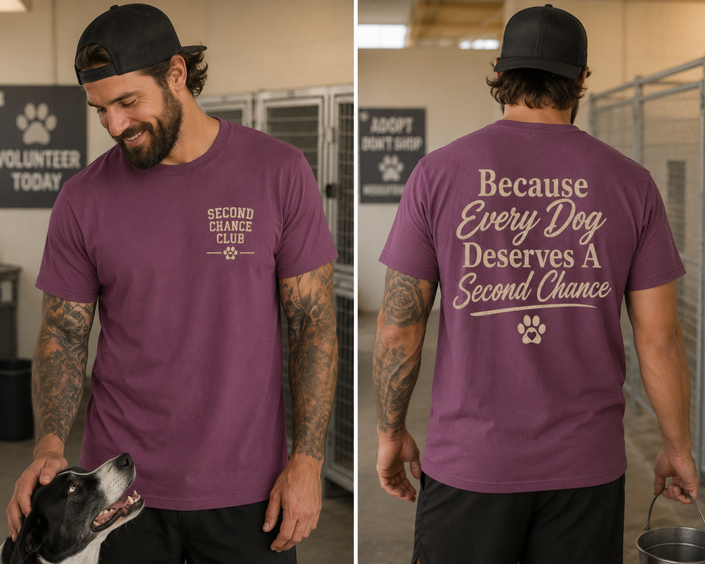 Second Chance Club Shirt, Rescue Dog Shirt, Adopt Don't Shop Tee, Dog Rescue T-Shirt, Shelter Volunteer Gift, Dog Mom Shirt, Rescue Mama Tee