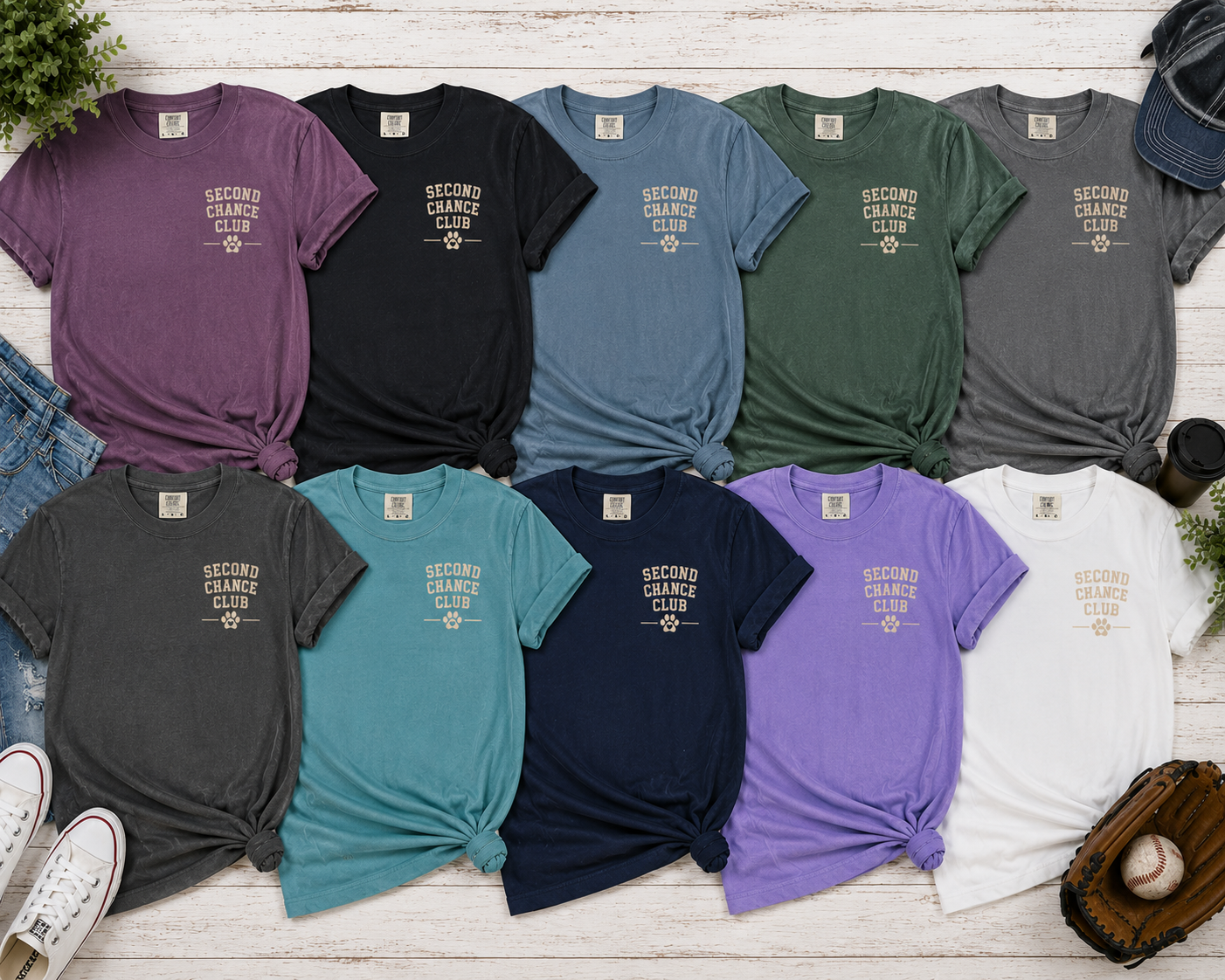 Second Chance Club Shirt, Rescue Dog Shirt, Adopt Don't Shop Tee, Dog Rescue T-Shirt, Shelter Volunteer Gift, Dog Mom Shirt, Rescue Mama Tee
