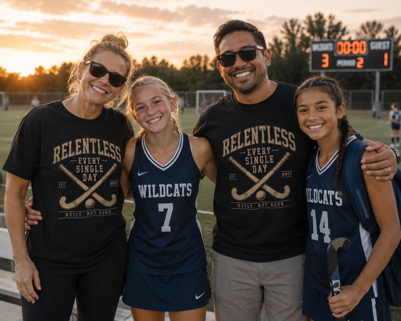 Relentless Every Single Day Field Hockey Shirt, Field Hockey Player Tee, Motivational Sports Shirt, Field Hockey Gift, Athlete T-Shirt