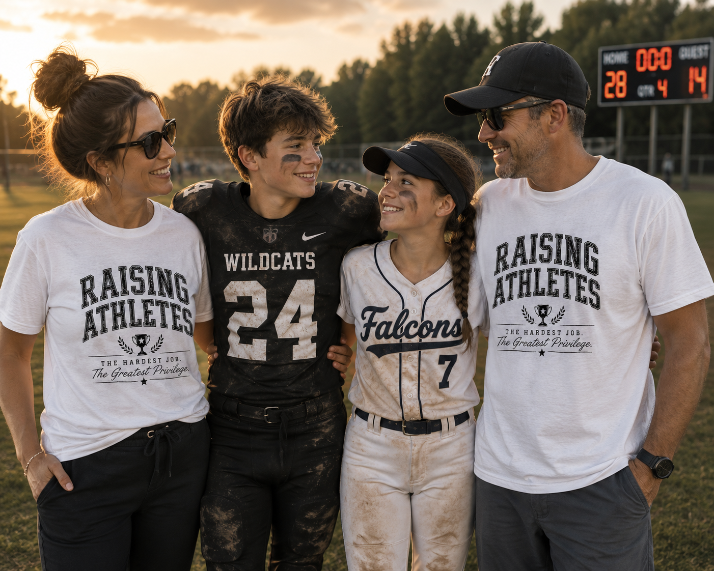 Raising Athletes Shirt, Sports Mom Shirt, Sports Dad Shirt, Grandparent Shirt, Sports Parent Tee, Gift for Mom, Gift For Dad