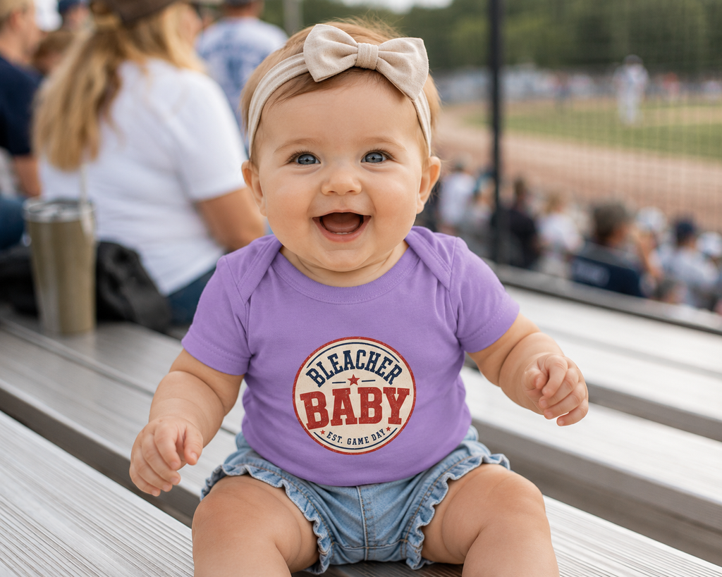 Bleacher Baby Infant Bodysuit | 'Bleacher Baby' Text Onesie