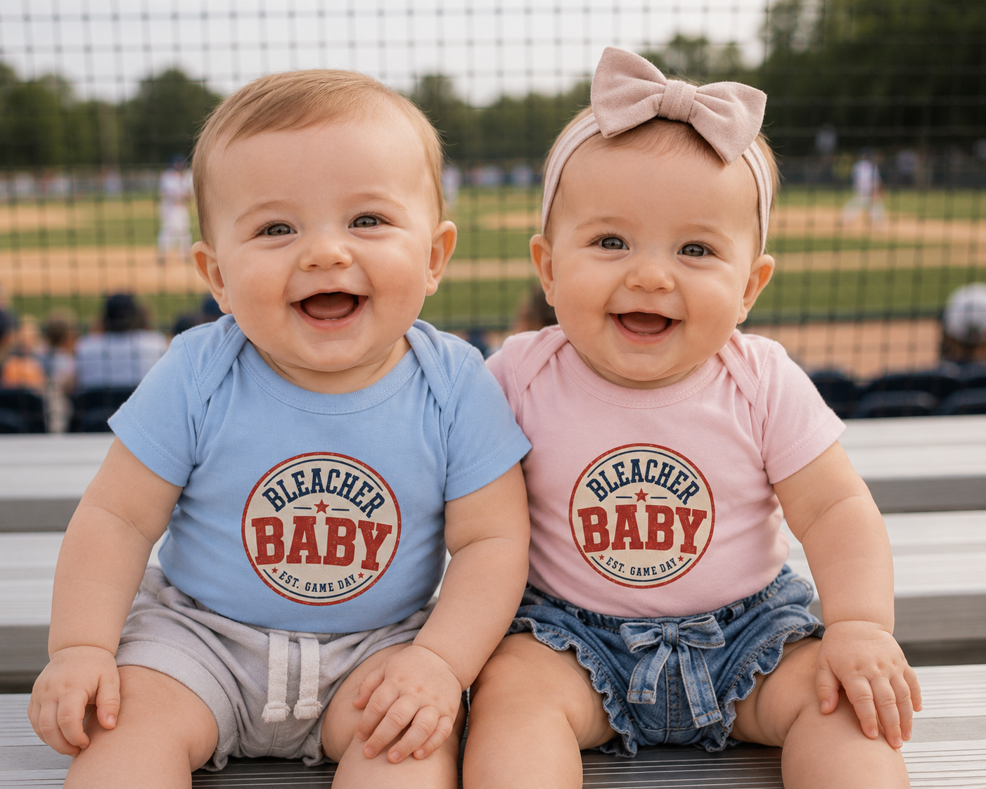 Bleacher Baby Infant Bodysuit | 'Bleacher Baby' Text Onesie