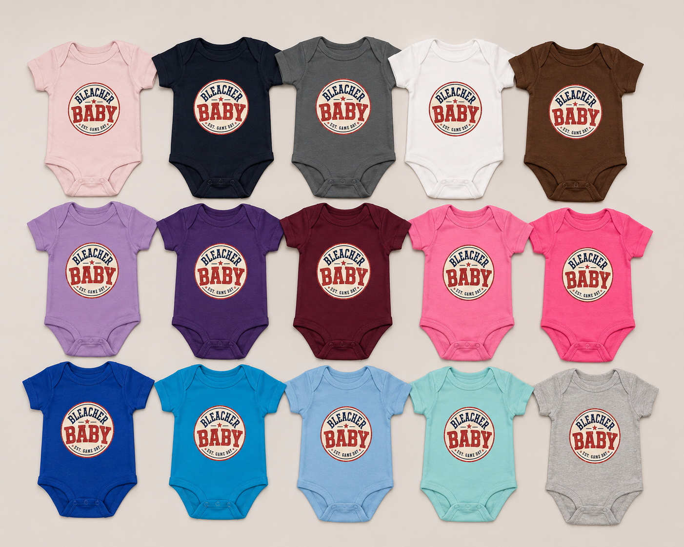 Bleacher Baby Infant Bodysuit | 'Bleacher Baby' Text Onesie