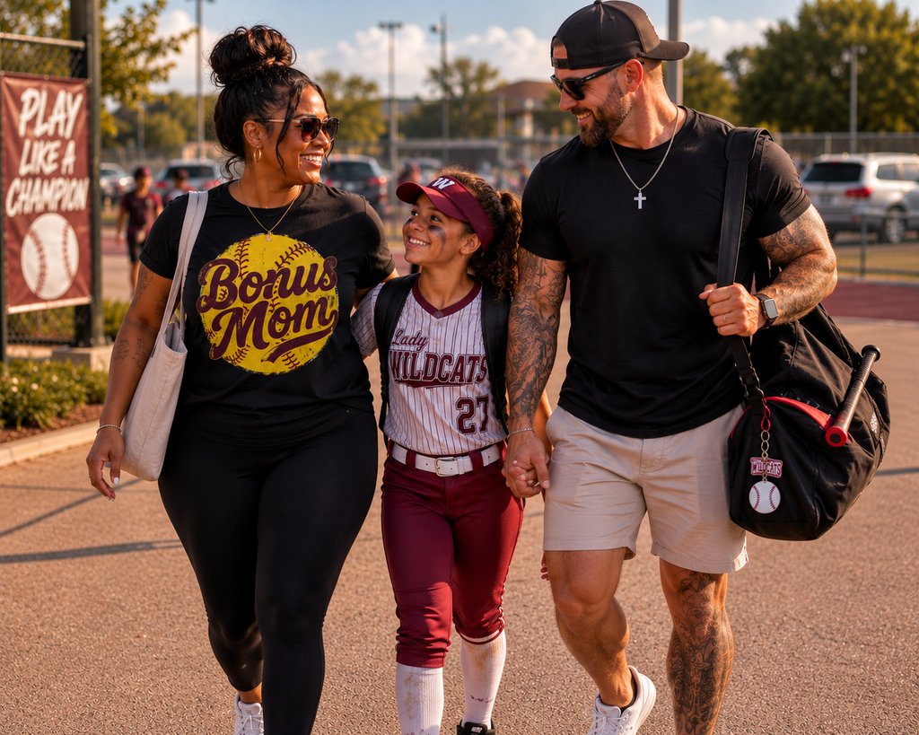 Bonus Mom Softball Shirt
