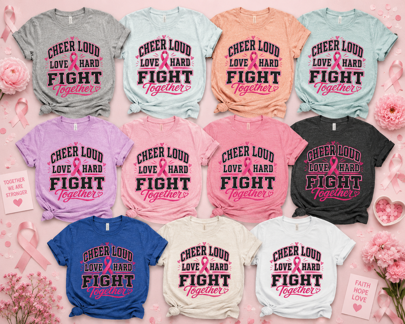 Breast Cancer Awareness Sports Mom Tee, Pink Ribbon Football Game Shirt, Team Spirit Cancer Support Shirt, October Pink Out Tee