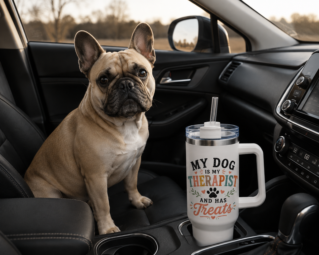 Funny Dog Mom 40oz Tumbler | Vacuum Thermal Tumbler