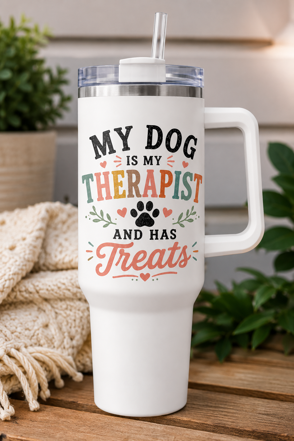 Funny Dog Mom 40oz Tumbler | Vacuum Thermal Tumbler