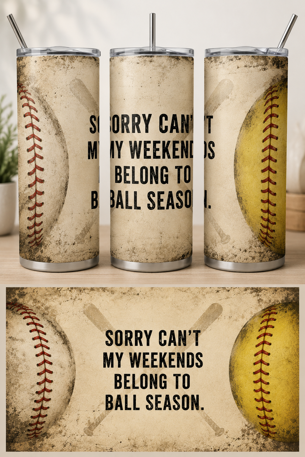 Game Day Drinkware | 20oz Stainless Steel Tumbler