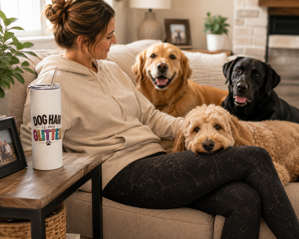 Funny Dog Mom 20oz Stainless Steel Tumbler | Dog Mom Travel Mug