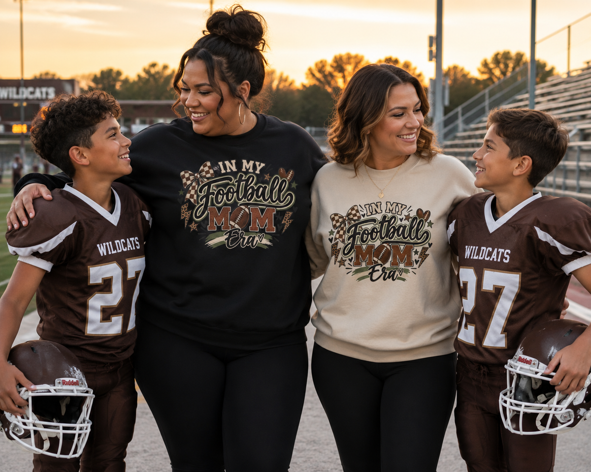 Football Mom Sweatshirt, In My Football Mom Era Sweatshirt, Game Day Crewneck, Football Season Sweatshirt, Mom Game Day Gift