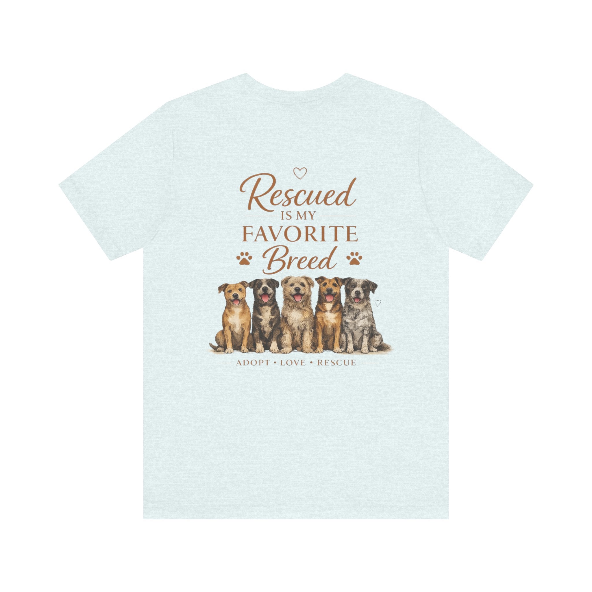 Rescue Is My Favorite Breed T-Shirt | Rescue Dog Tee
