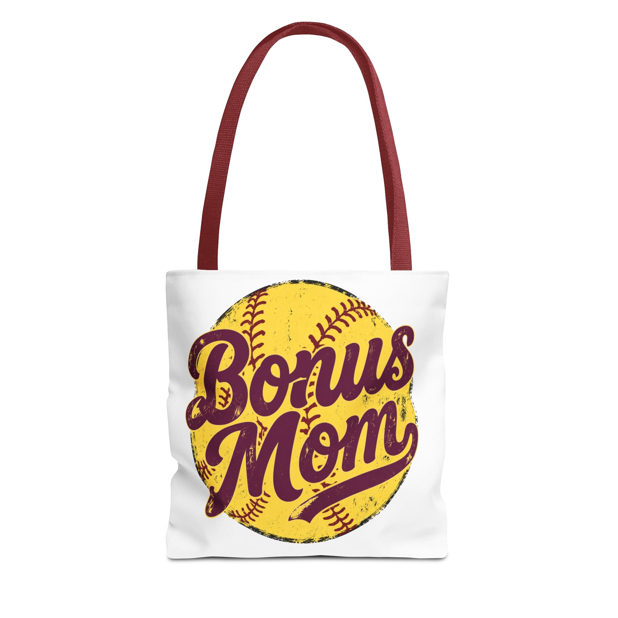 Bonus Mom Softball Tote Bag | All-Over Print Tote