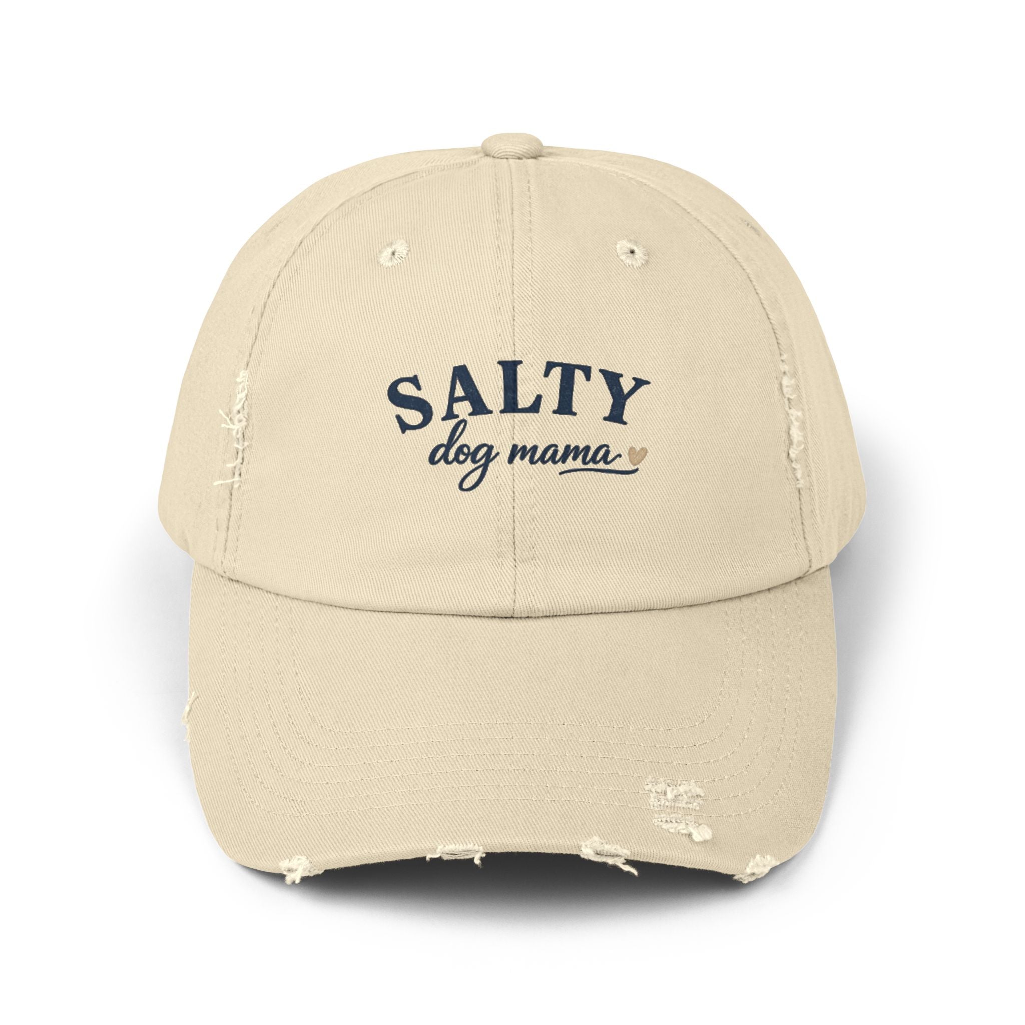 Distressed Dog Mom Hat