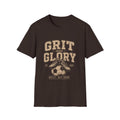 Grit Over Glory Soccer Shirt | Vintage Soccer Graphic Tee | Motivational Athlete T-Shirt | Soccer Player Gift | Championship Mindset Shirt