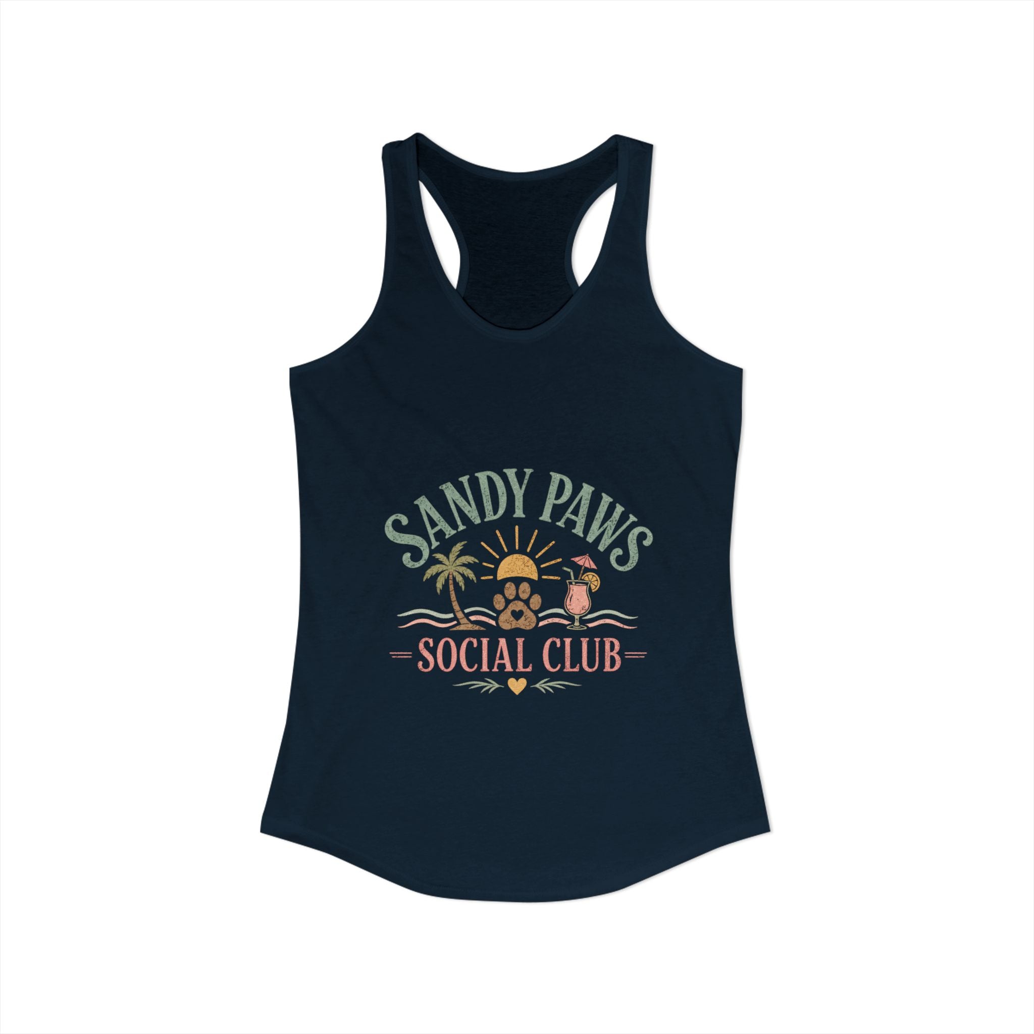 Dog Mom Social Club Racerback Tank | Summer Dog Lover Tank