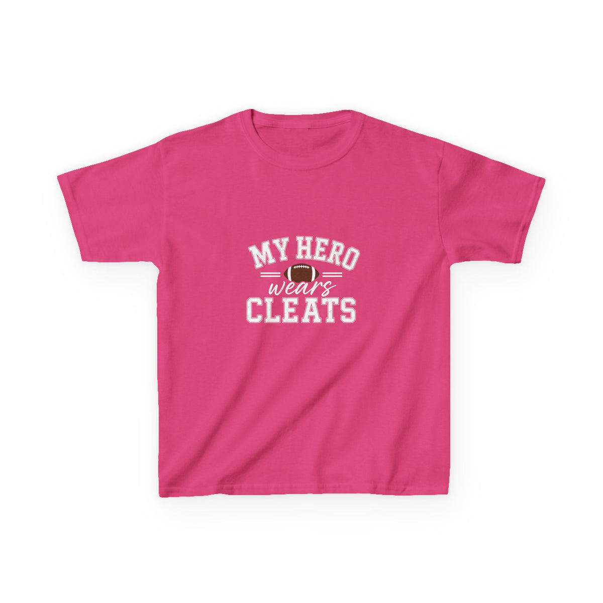 My Hero Wears Cleats Shirt | Kids Football Shirt | Little Brother Football Shirt | Little Sister Football Shirt | Sibling Shirt