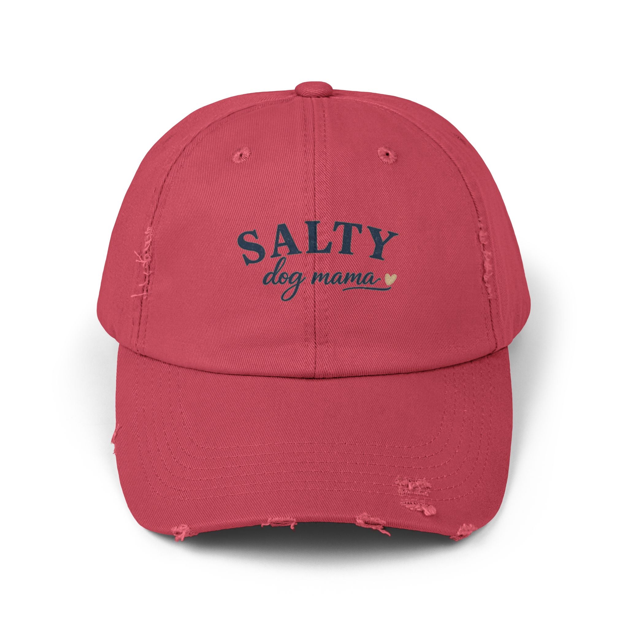 Distressed Dog Mom Hat
