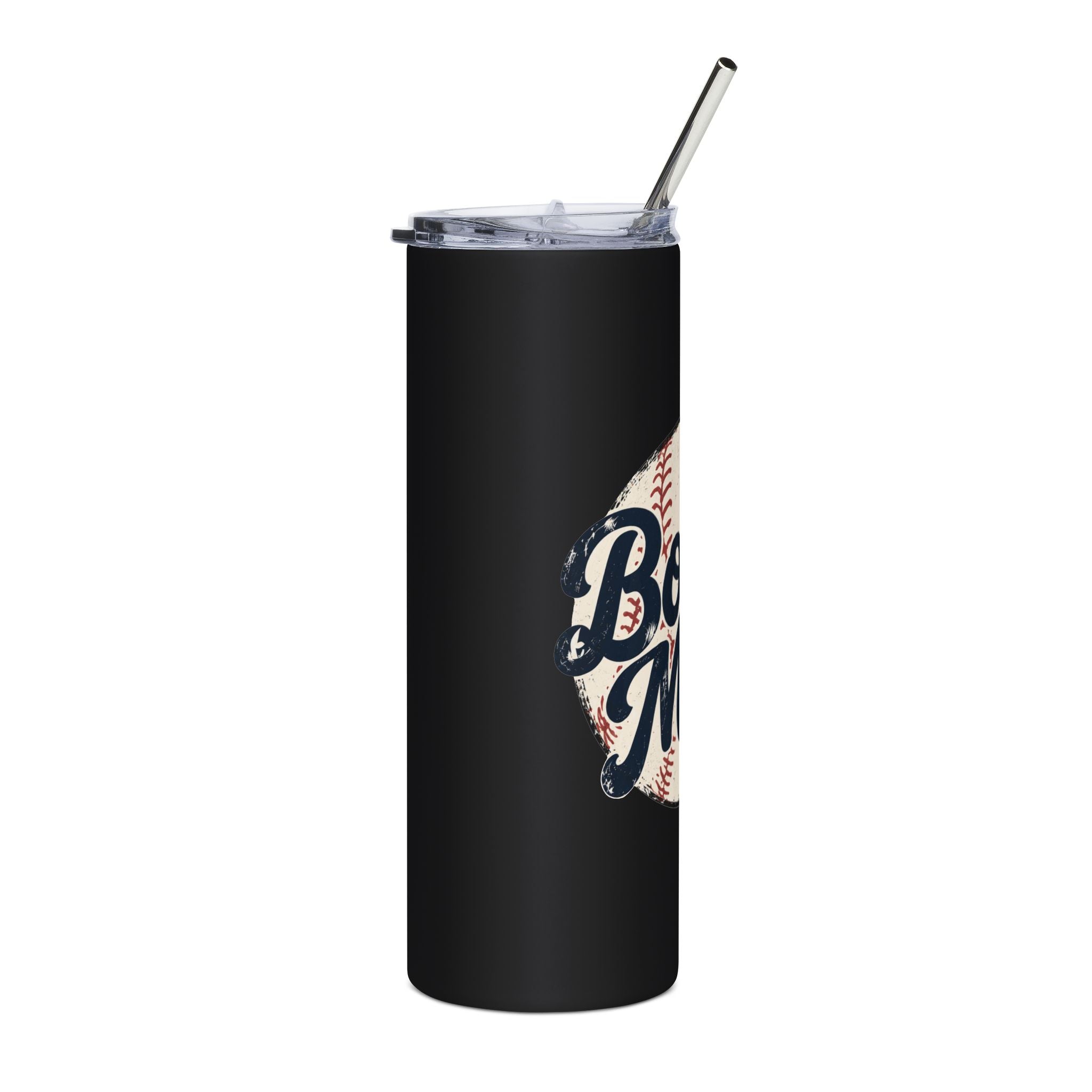 Bonus Mom Baseball Tumbler | 20oz Stainless Steel Travel Cup