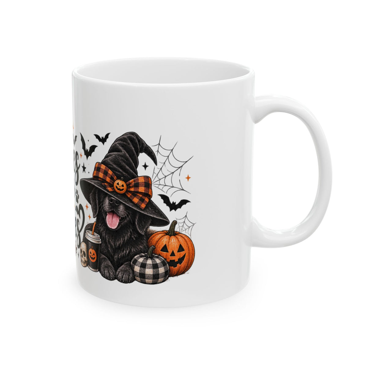 Witches & Their Bitches Mug, Halloween Dog Mom Coffee Mug, Funny Witch Mug, Spooky Season Mug, Dog Lover Gift, 11oz Ceramic Mug