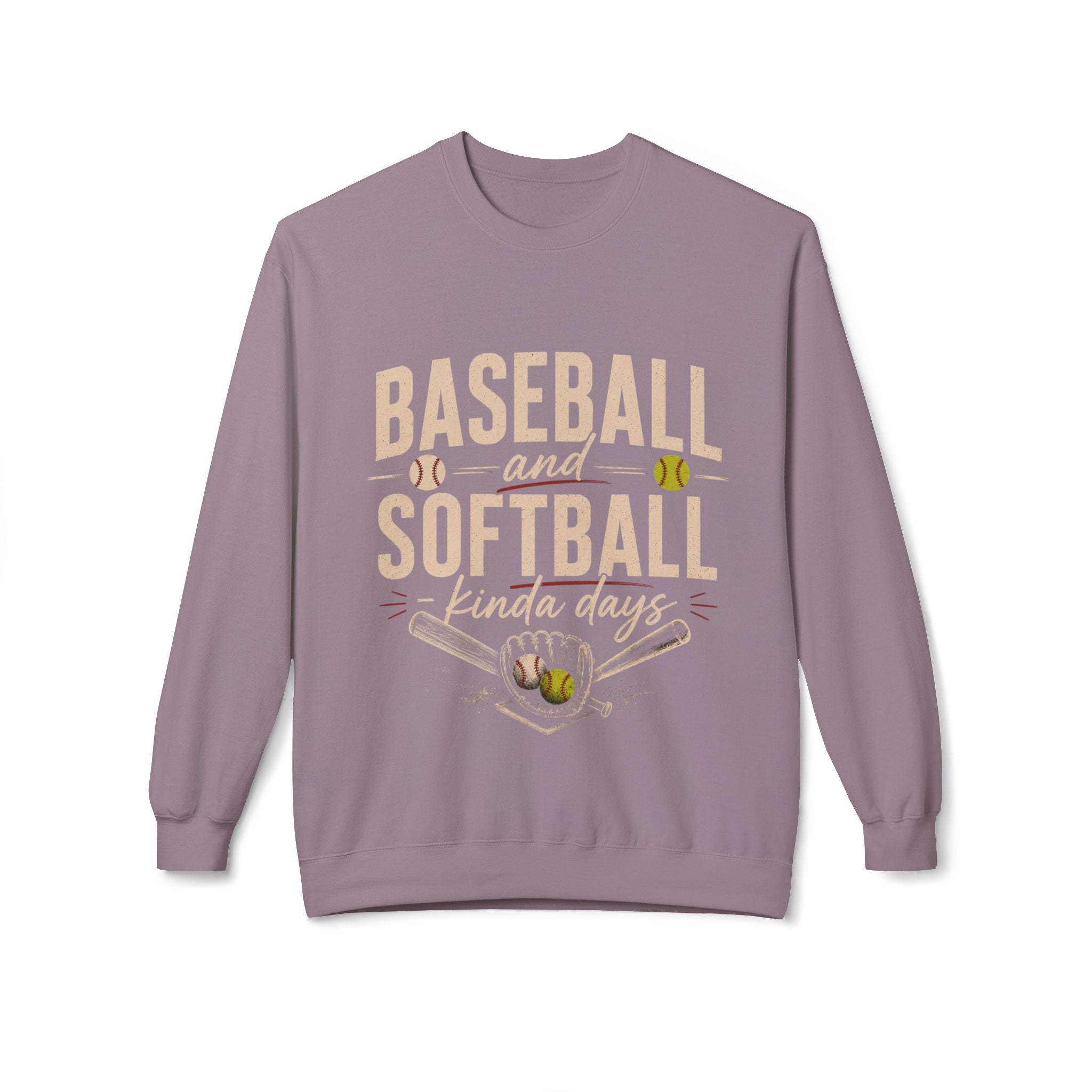 Baseball and Softball Kinda Days Sweatshirt, Sports Mom Sweatshirt, Sports Dad Sweatshirt, Grandparent Sweatshirt