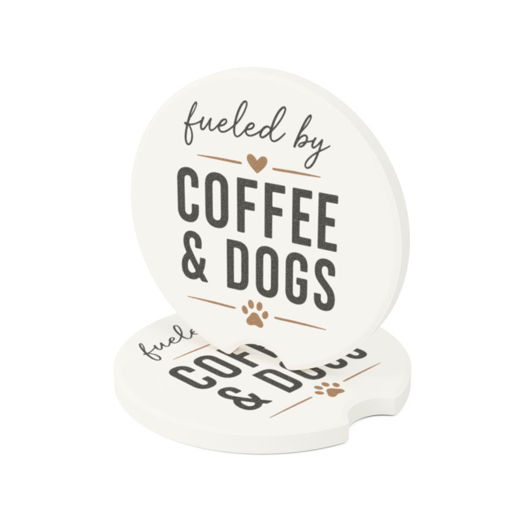 Dog Mom Car Coaster | Paw Print Beverage Slot
