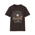 Loud Proud Baseball Mom T-Shirt | Baseball Graphic Tee, Mom Shirt