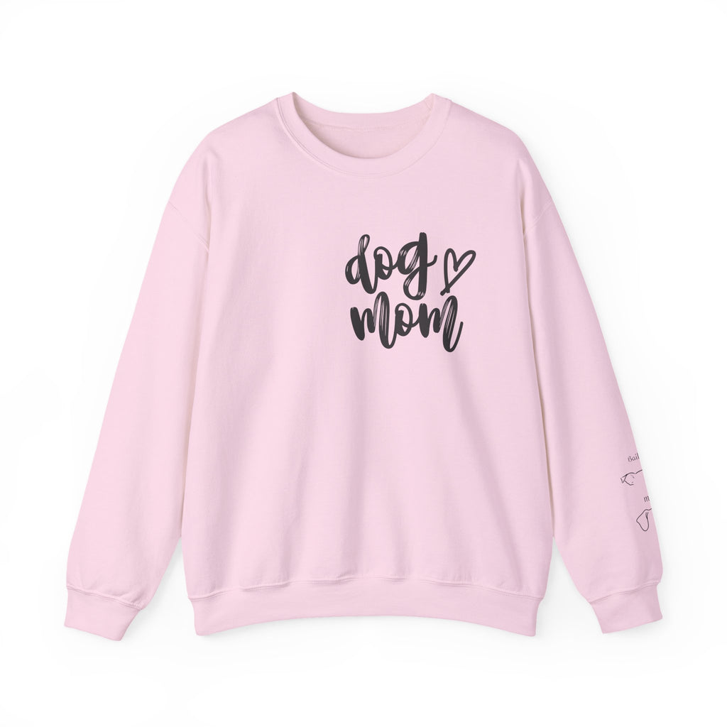 Dog Mom Crewneck Sweatshirt, Personalized Dog Mom Sweatshirt, Custom Dog Mom Sweatshirt, Dog Mom Sweatshirt
