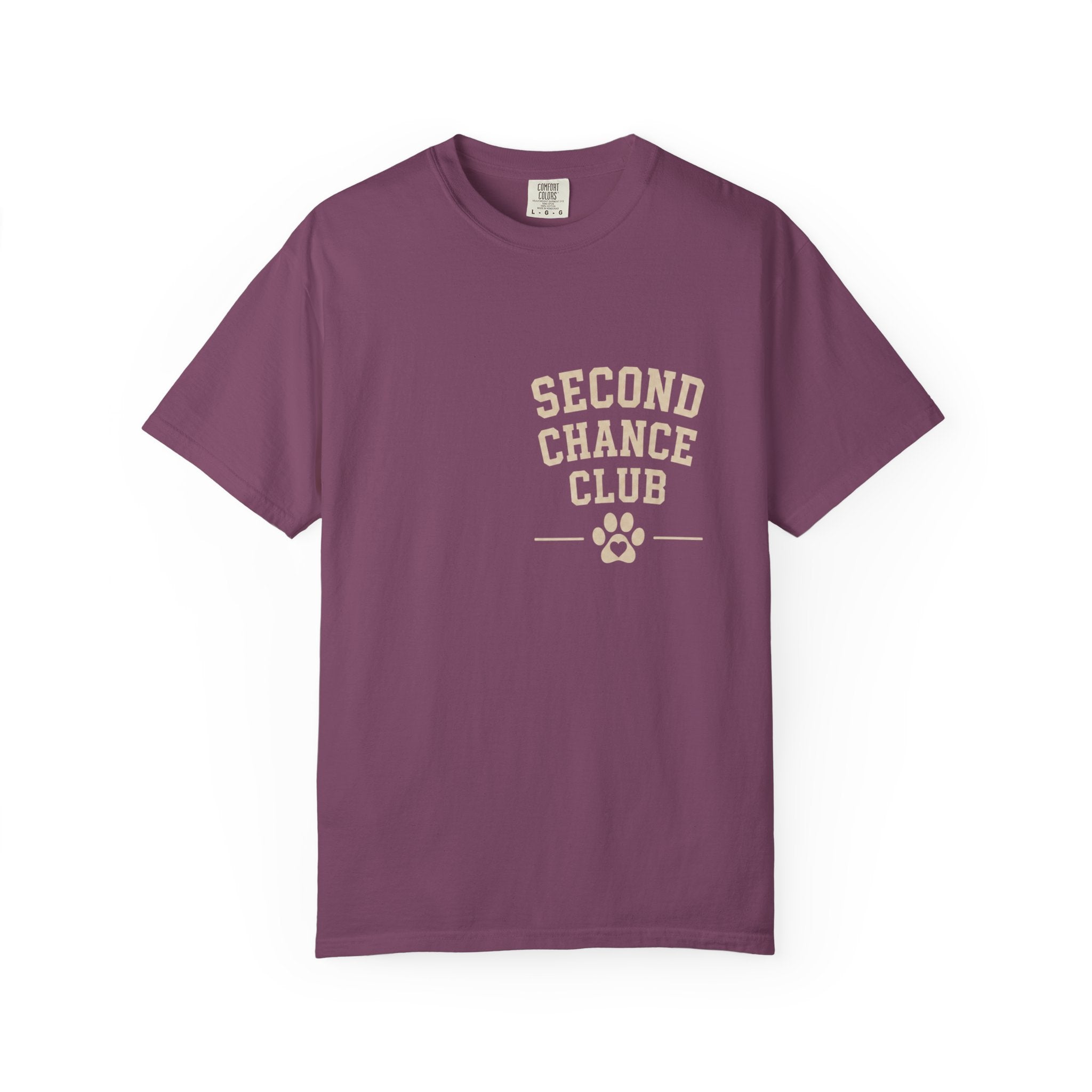 Second Chance Club Shirt, Rescue Dog Shirt, Adopt Don't Shop Tee, Dog Rescue T-Shirt, Shelter Volunteer Gift, Dog Mom Shirt, Rescue Mama Tee
