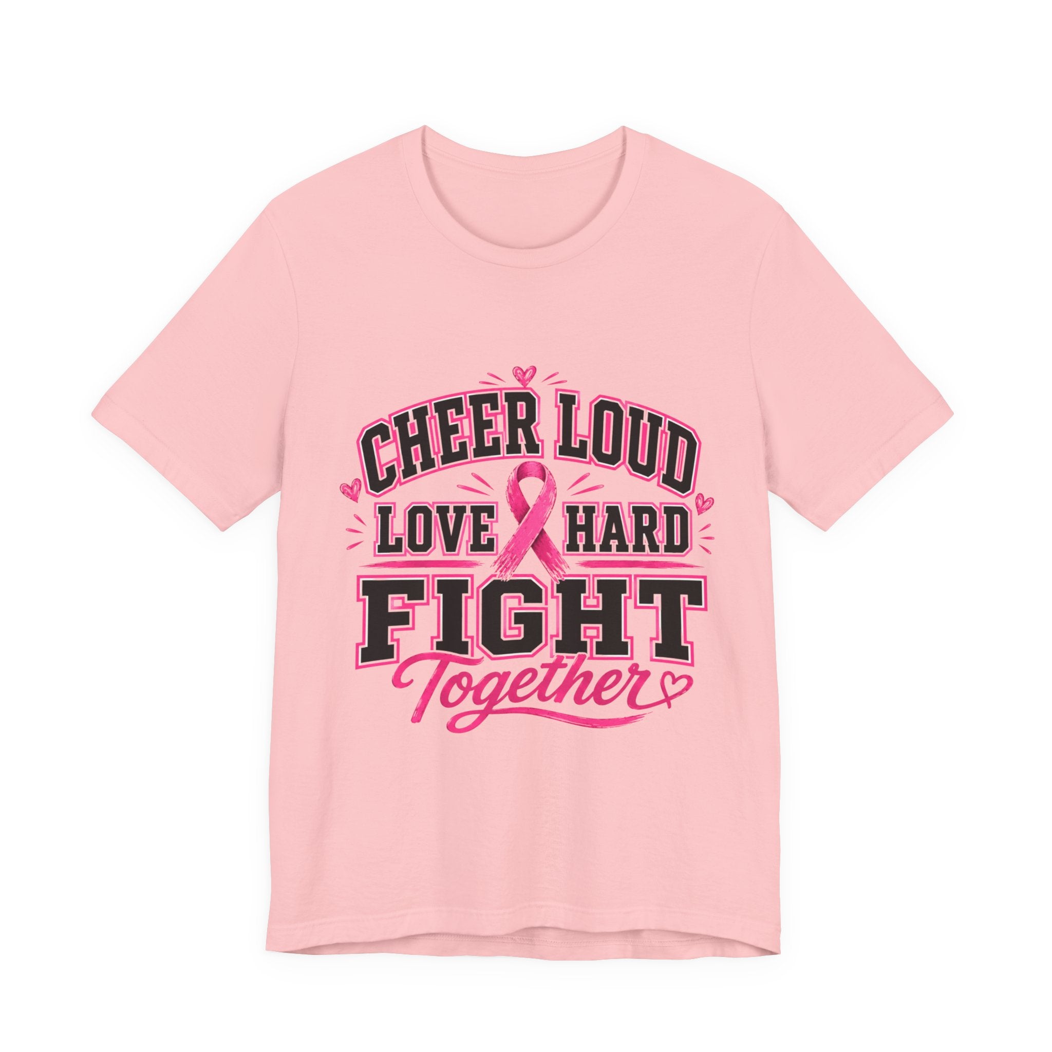 Breast Cancer Awareness Sports Mom Tee, Pink Ribbon Football Game Shirt, Team Spirit Cancer Support Shirt, October Pink Out Tee