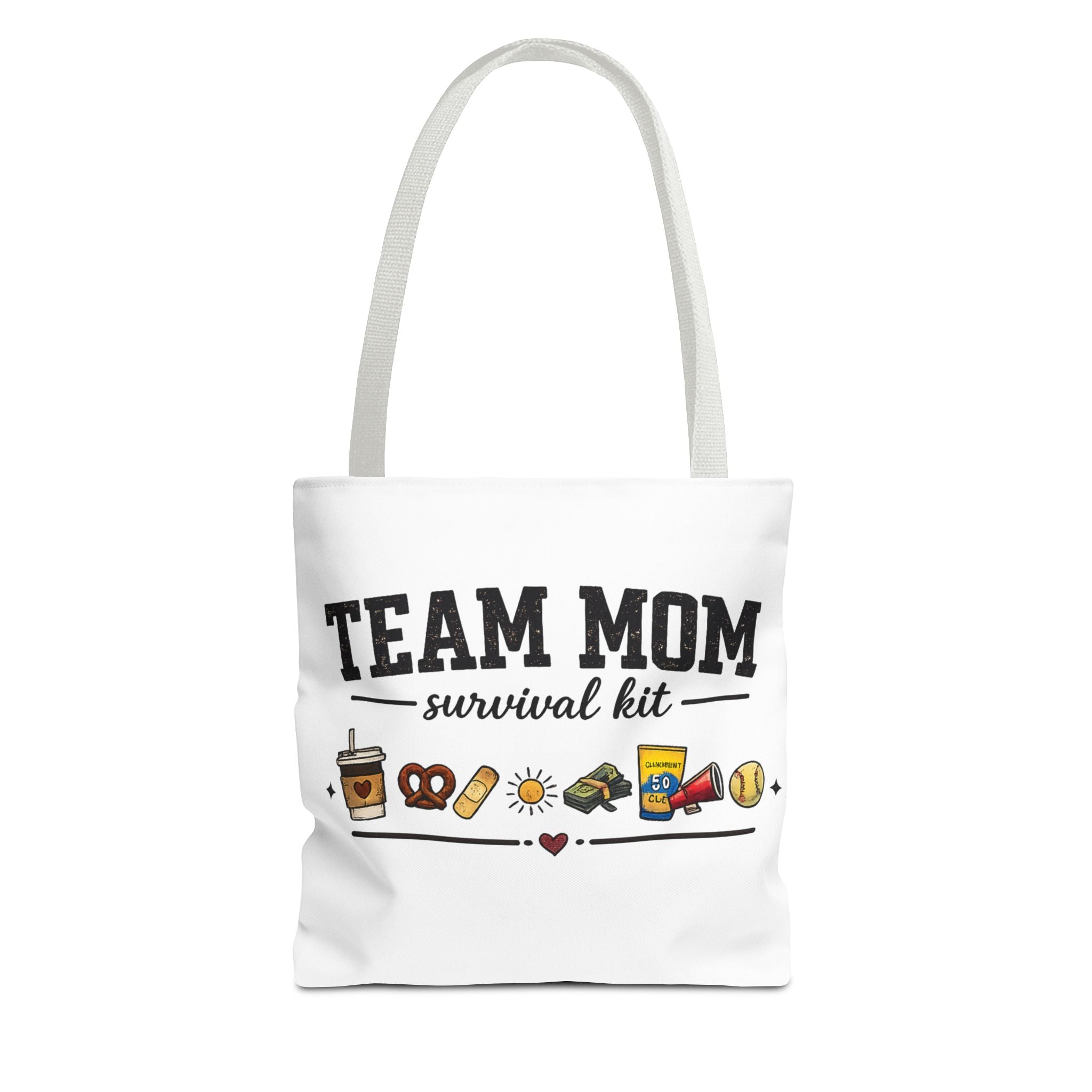 Team Mom Tote Bag | All-Over Print Sports Mom Carryall